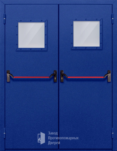 Фото двери «Двупольная со стеклом и антипаникой №53» в Истре