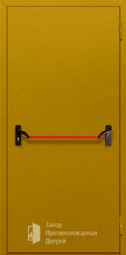 Фото двери «Однопольная глухая с антипаникой №45» в Истре