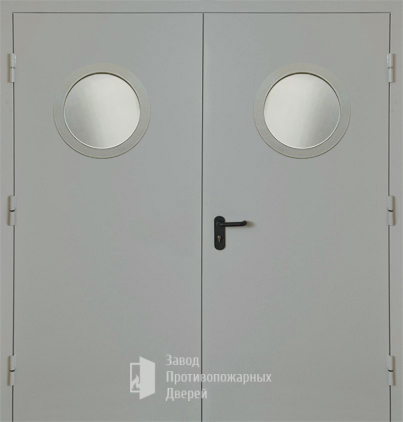 Фото двери «Двупольная с круглым стеклом EI-30» в Истре