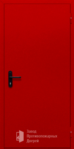 Фото двери «Однопольная глухая (красная)» в Истре