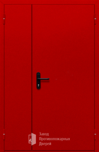Фото двери «Полуторная глухая (красная)» в Истре