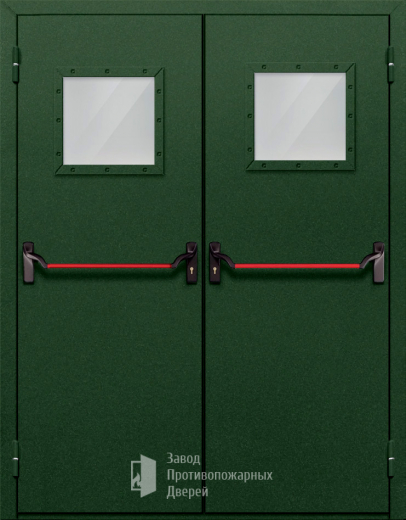 Фото двери «Двупольная со стеклом и антипаникой №59» в Истре