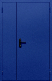 Фото двери «Полуторная глухая (синяя)» в Истре