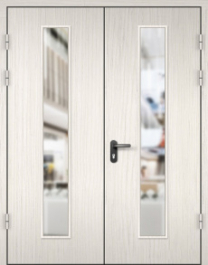 Фото двери «МДФ двупольная со стеклом №22» в Истре