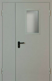 Фото двери «Полуторная со стеклом EI-30» в Истре