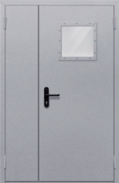 Фото двери «Полуторная со стеклопакетом» в Истре