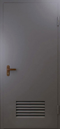 Фото двери «Техническая дверь №3 однопольная с вентиляционной решеткой» в Истре