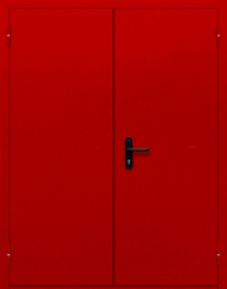 Фото двери «Двупольная глухая (красная)» в Истре
