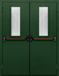 Фото двери «Двупольная со стеклом и антипаникой №69» в Истре